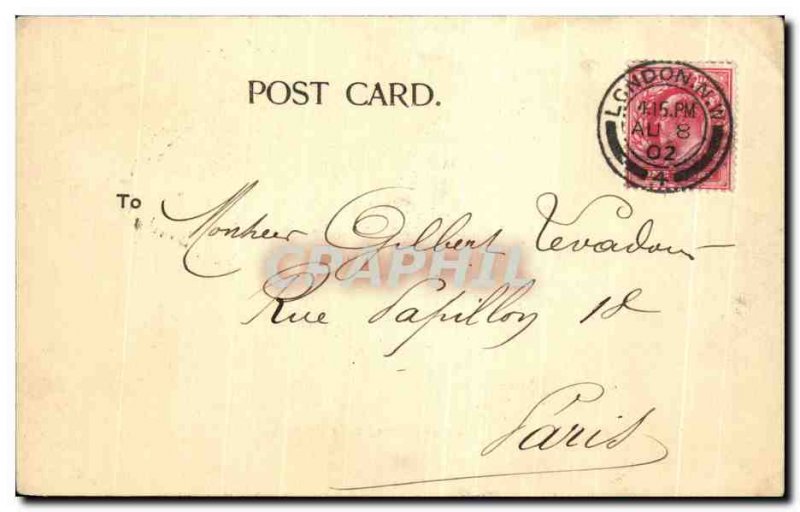 Postcard Old Windsor Castle East Terrace