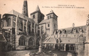 Le Cloitre,les Contreforrts et l'Abside de la Cathedrale,Treguier,France BIN