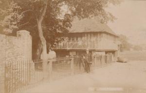 Fordwich Cheeky Elderly Man Posing For Camera Antique Real Photo Kent Postcard