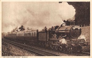 Cheltenham Flyer GWR Railway Train British Railroad UK postcard