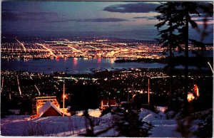 Postcard PANORAMIC SCENE Vancouver British Columbia BC AK1919