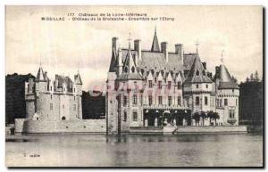 Old Postcard Loire Castles Inferieure Missillac Chateau Bretesche Together on...