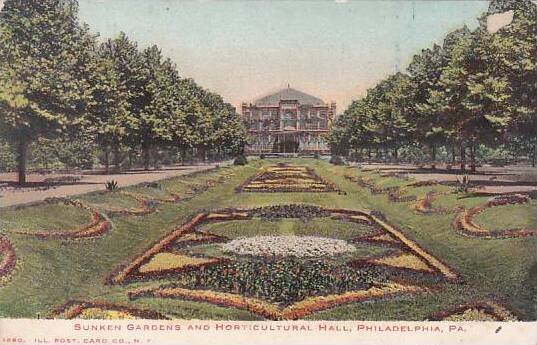 Pennsylvania Philadelphia Sunken Gardens And Horticulturul Hall