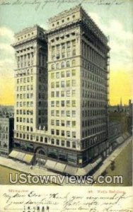 Wells Building - MIlwaukee, Wisconsin WI Postcard