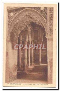 Marrakech Morocco Gate Old Postcard Saadian Tombs
