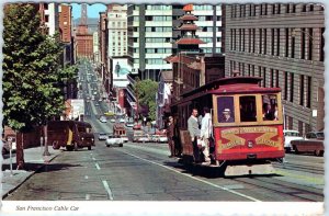 Postcard - San Francisco Cable Car, California, USA