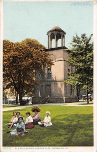 Old Bell Tower Capitol Park Richmond Virginia 1916 postcard