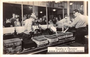 Chicago Illinois Musuem Science and Industry Foundry  Real Photo PC AA51868