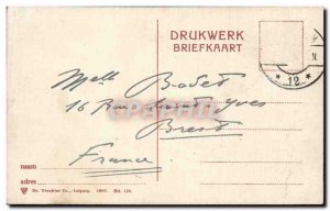 Old Postcard Rotterdam Haringvliet