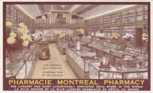 Canada Montreal Pharmacie Pharmacy Interior