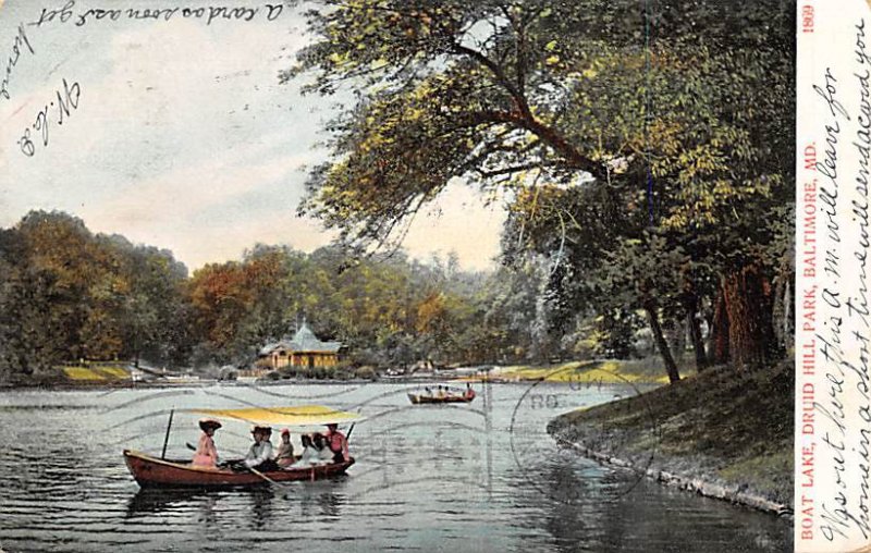 Boat Lake, Druid Hill Park Baltimore, Maryland MD s 