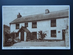 Devon BERRYNARBOR Ye Olde Globe Inn - Old Postcard by E.A.S.
