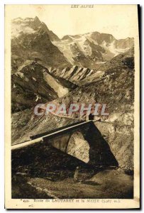 Postcard Old Route du Lautaret and the Meije