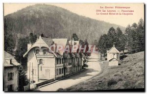 Old Postcard Le Lioran Panorama grand hotel and the chapel