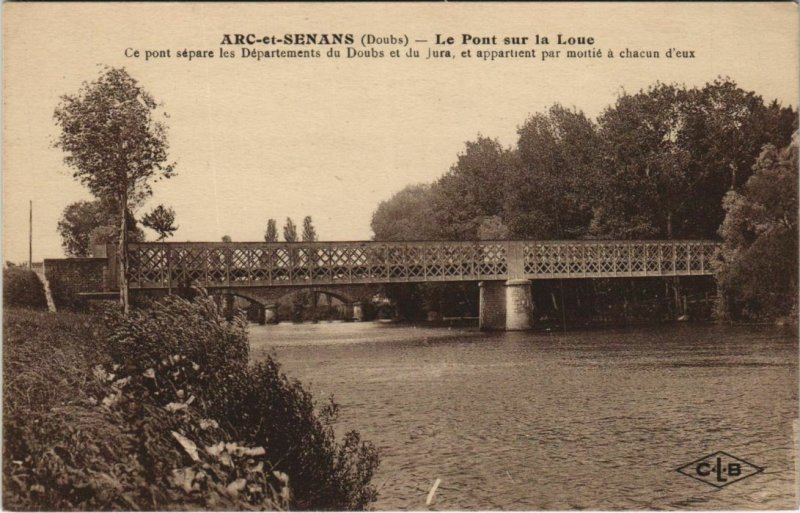 CPA ARC-et-SENANS Le Pont sur la Loue (1116063)
