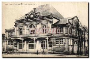 Postcard Old Saint Dizier The Theater