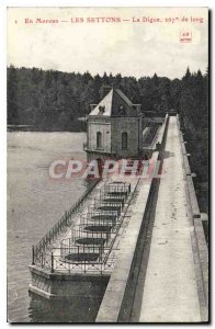 Old Postcard In Morvan Settons La Dique