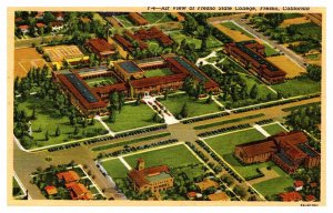 Postcard SCHOOL SCENE Fresno California CA AR7343