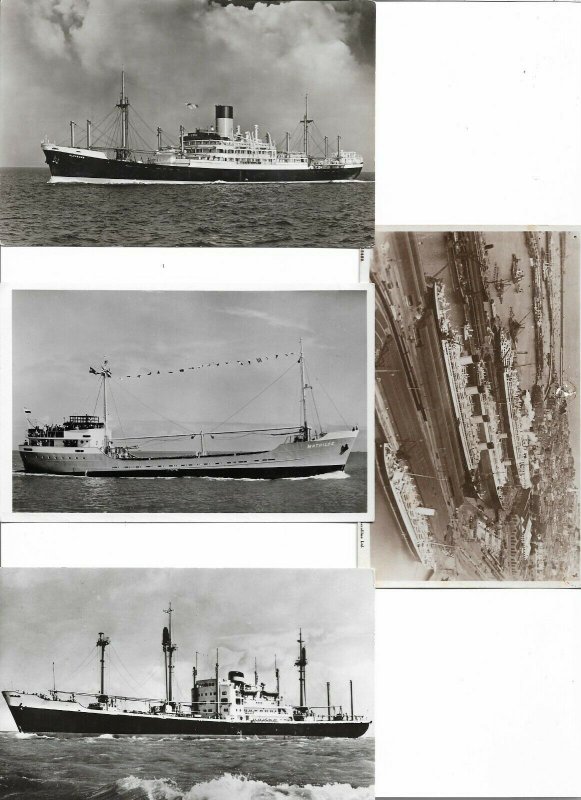 Nautica Boats Ships Mix M.S Alcinous M.S Mathilde Postcard Lot of 8 L2