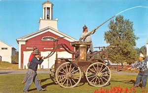 Fire House & 1840 Washington Hand Pumper Monroe, New York  