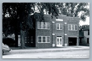 ALLISON IA CITY HALL VINTAGE REAL PHOTO POSTCARD RPPC