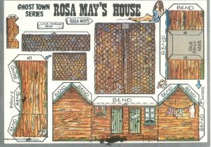 Fiddler's Green Fun Construction Ghost Town Series Postcard 61 Rosa May&...