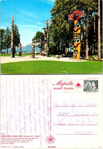 Vancouver - British Columbia - Totem Poles, Stanley Park