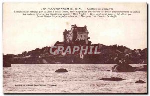 Postcard Old Ploumanach Castle Costaeres