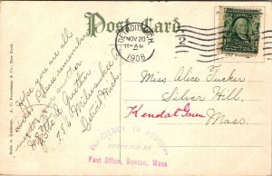 Vintage Michigan Postcard - Detroit - Hotel Ponchartrain