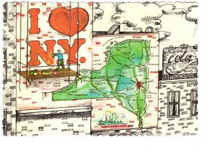 I Heart New York, State Map