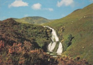 Scotland Isle Of Sky Waterfall At Loch Ainort and Ben Garbh