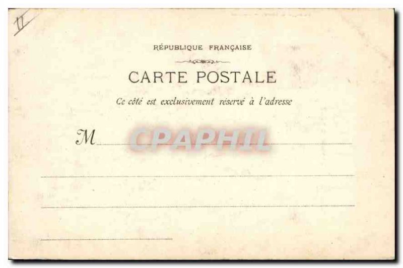 Old Postcard Les Baux