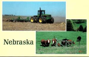 Nebraska Greetings With Farm Scene