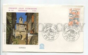 448699 France 1980 year FDC Cordes