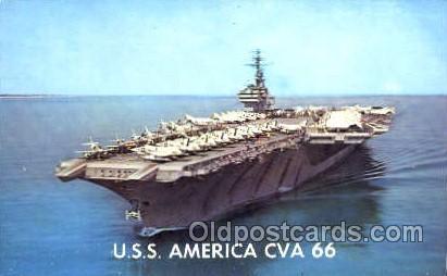 U.S.S. America Military Aircraft Carrier Unused 