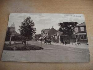 GUILDFORD ROAD,WOKING,SURREY POSTCARD 1913