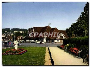 Modern Postcard Deauville Trouville railway station