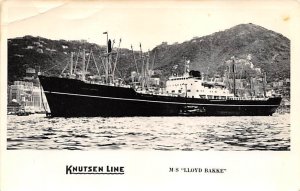 MS Lloyd Bakke March 15th, 1973 Knutsen Line Ship 