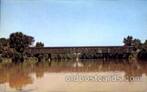 Old Conesville, Near Dresden Ohio, USA Covered Bridge Unused 