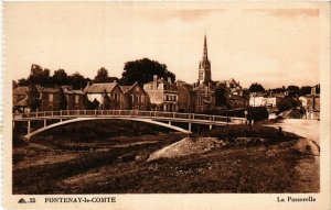 CPA FONTENAY-le-COMTE - La Passerelle (637335)