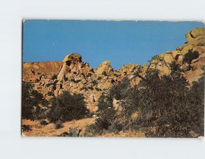 Postcard Fantastic Rock Formations, in the heart of Texas Canyon, Arizona