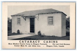 c1910's Cataract Cabins Modern Tourist Camp Niagara Falls Canada Postcard