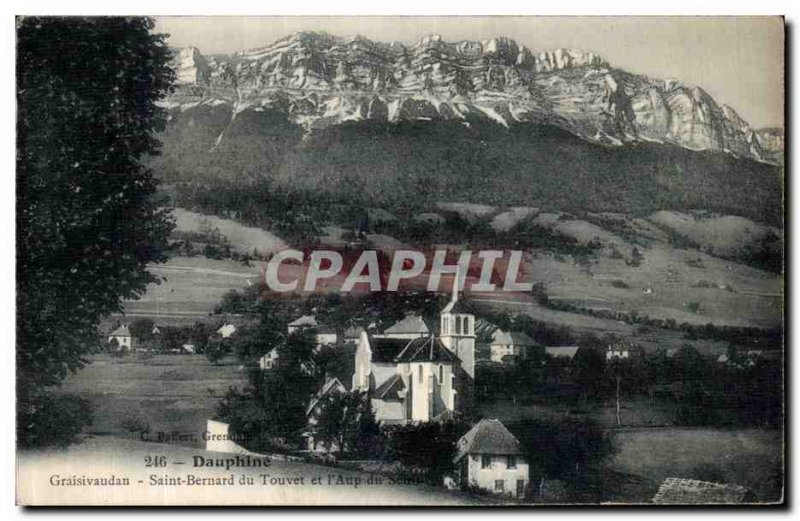 Old Postcard Dauphine St. Bernard Touvet Graisivaudan