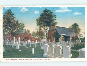 W-Border CEMETERY GRAVEYARD AT OLD SWEDES CHURCH Wilmington Delaware DE A9546