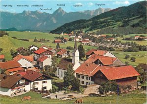 Postcard Germany Faistenoy Allgau picturesque area