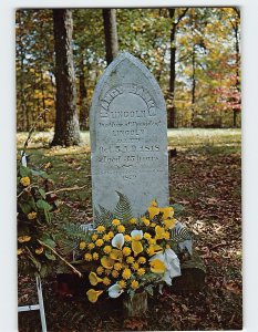 Postcard Grave Of Nancy Hanks, Lincoln Boyhood National Memorial, Indiana