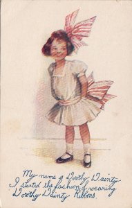 Postcard Advertising Dorothy Dainty Ribbons