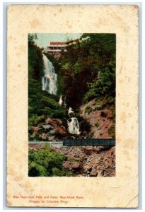 c1910's Guin Falls Columbia George Hotel House Plan Hand Draw Art Postcard