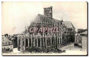 Old Postcard Nevers The Cathedral Church of Saint Cyr