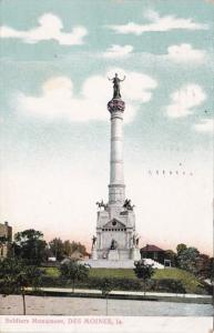 Iowa Des Moines Soldiers Monument 1911